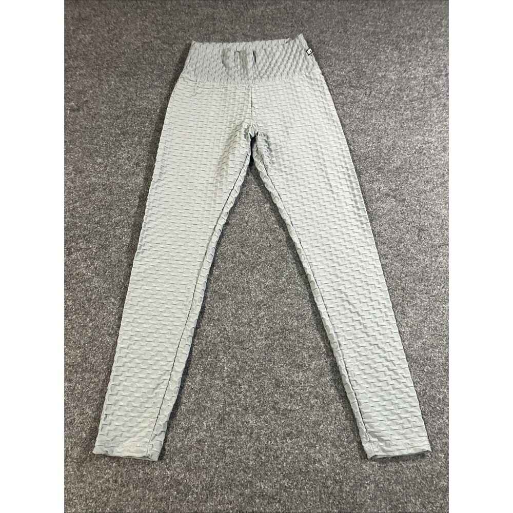 Born Primitive Honeycomb Leggings Gray XS Scrunch Butt Lifting Yoga Pants